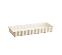 Emile Henry - EH116034 - Tartera Rectangular Larga Fabricada en cerámica - Dimensiones: 36,5 x 15 x 5 cm., cerámica, Arcilla, 36,5 x 15 x 5 cm
