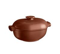 Emile Henry EH149565 - Cacerola ovalada (cerámica, 4,5 L, apta para inducción, 36 x 24 cm, color siena)