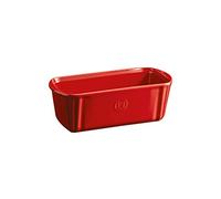 Emile Henry EH346120 - Molde para Tartas, cerámica, 24 x 11 x 8 cm, Color Rojo
