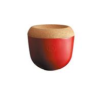 Emile Henry EH348763 - Bote de ajo, cerámica, 14,6 x 14,6 x 13,4 cm