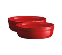 Emile Henry Molde Creme Brulee. 2-pack Rojo