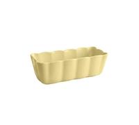 Emile Henry - Molde para tartas (24,5 cm, cerámica), color amarillo vainilla, fabricado en Francia