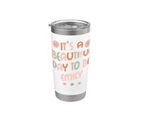 EMILY Nombre personalizado It's A Beautiful Day EMILY Vaso térmico de acero inoxidable de doble pared