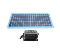 Eminchu Calentador de Coche para Vehículo, Calentador de Energía Solar de 30 W, de Panel Solar con Protección contra Sobrecalentamiento, Ideal para Coche, Gallinero, Casas para Mascotas e Invernaderos