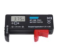Eminchu Comprobador de Batería Digital BT-168PRO - Comprobador Portátil y Compacto para Baterías Pequeñas - Prueba Pilas de Botón de 1,2 V a 4,8 V - Ligero y Fácil de Usar
