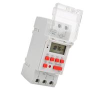 Eminchu Interruptores Temporizadores Digitales TM919BK con Pantalla LCD para Automatización del Hogar - Interruptor Temporizador Programable 30A - Control de 7 Días para Electrodomésticos