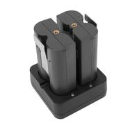 Eminchu Juego de Cargador de Batería de Repuesto de Alta Capacidad de 6500 MAh para Cámara Ring - Base de Carga de Batería Dual para Ring Doorbell 1 2 3 4, 3 Plus - Estación de Carga USB Fácil de Usar
