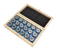 Eminchu Juego de Mandril con Resorte ER32, 18 Uds., Acero Al Carbono de Alta Dureza para Máquina de Grabado CNC de 3-20mm