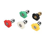 Eminchu Kit de Boquillas de Pulverización para Lavadora a Presión, 5 uds., Calidad Duradera para Máquina de Limpieza de Conexión Rápida de 1/4 Pulgadas