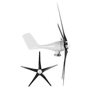 Eminchu Pequeño Generador Eólico de 800 W con 5 Aspas para una Carga Marina Eficiente, Construcción Duradera de Fibra de Nailon (24V)