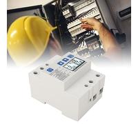 Eminchu Protector Automático de Sobretensión y Subtensión, Dispositivo de Protección de Voltaje Ajustable para Electrodomésticos, AC230V 1A-63A