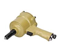 Eminchu Remachadora de Aire Neumática, Potente Herramienta Eficiente para Remachar Clavos de Aluminio y Acero, Tamaño de 2,4-4,8 Mm (Estilo de la UE)