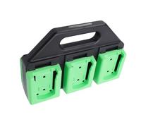 Eminchu Soporte de Batería de 6 Ranuras para Organizador de Caja de ABS | ABS Resistente a Impactos, Uso en el Lugar de Trabajo, Compatible con BL1820B BL1830B BL1840B BL1850B BL1860B, Caja de
