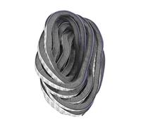 Eminchu Tira de Sellado Autoadhesiva Gris, Burlete Adhesivo Fuerte para Insonorización y Protección contra el Polvo para Ventanas y Puertas, 1 X 16 Pies (9x15mm)