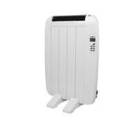 Emisor termico gaban 600w x en aluminio blanco lcd temporizador mural/