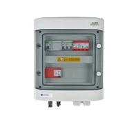 EMITER EM-1101_DCAC Rozdzielnica DCAC, IP65, SPD DC Dehn 1000V tipo 1+2, 1 x cadena PV, 1 x MPPT, SPD AC Dehn tipo 1+2, 10A 3-F, RCD tipo A 40A/300mA