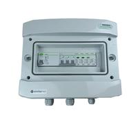EMITER EM-316N_AC Tablero de distribución AC, IP65, SPD AC Noark tipo 1+2, interruptor de sobrecorriente 50A 3-F, RCD tipo A 63A/300mA