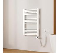 EMKE Secatoallas Eléctrico con WiFi Termostato,75 x 50 cm, Blanco | Radiador Toallero Eléctrico para Baño, 300 vatios,Toallero Electrico Baño