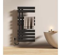 EMKE Secatoallas Eléctrico de baño 1000 x 500 mm, Negro 320W