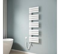 EMKE Toallero electrico baño,1320x400 mm 600 W,Blanco