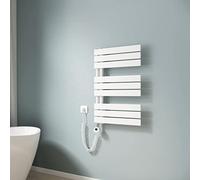 EMKE Toallero electrico baño,762x500 mm 400 W,Blanco