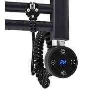 EMKE Varilla calefactora 1200 W para radiador de baño, Cartucho de calefacción de Acero Inoxidable para radiador toallero eléctrico, Barra de calefacción con termostato y regulador de Temperatura,