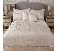 Emma Barclay Maison Duchess-Juego de Funda de edredón de Lujo con Estampado de Cachemira, tamaño Super King, Color Crema Cama, Poliéster, Matrimonio Grande