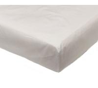 Emma Barclay Sábana Bajera Ajustable de percal de 180 Hilos, Color Blanco, Cama de Tres Cuartos