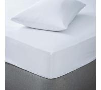 Emma Barclay Sábana encimera de Franela en Color Blanco - Cama King