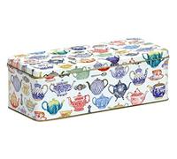 Emma Bridgewater TEAPOTS DESIGN - Lata rectangular larga y profunda para galletas