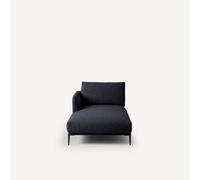 EMMANUEL GALLINA X AM.PM Chaise longue de tejido de rizo jaspeado Oscar, diseño de Emmanuel Gallina. Color Azul Oscuro