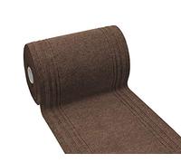 emmevi - Alfombra Antideslizante para Pasillo, por Metro, h67 cm, moqueta Absorbente, Marrón