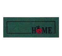 emmevi Felpudo para entrada antideslizante para proteger escalones, 25 x 69 cm, absorbente, modelo Ischia salvagradino Home, verde