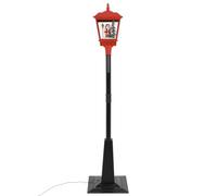 Emmtore Farola de Navidad con Papá Noel y LED 180 cm