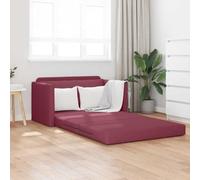 Emmtore Sofá Cama 110cm Rojo Vino Tela