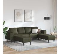 Emmtore Sofá de Sala 3 pcs Verde Militar