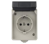 Emos A1396 Pared Enchufe IP44 Schuko