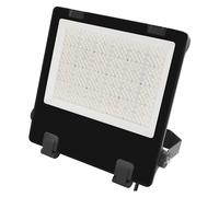 EMOS AVENO - Foco LED (300 W, asimétrico, IP66, impermeable, regulable, aluminio, para habitaciones húmedas, interior y exterior, brillo 46500 lm, luz blanca neutra, 4000 K, vida útil de 50.000 h)