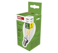 EMOS Bombilla LED Edison Mini Globe, 3,8 W, Repuesto para Bombilla de 60 W, Clase A, Casquillo E14, Brillo 806 LM, luz Blanca Neutra 4000 K, Vida útil de 50.000 h, CRI mín. 80, ángulo de Haz de 360°