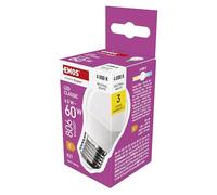 EMOS Bombilla LED Mini Globe, 6,5 W, repuesto para bombilla de 60 W, bombilla pequeña con casquillo E27, brillo 806 lm, blanco neutro 4000 K, vida útil de 30.000 h, CRI mín. 80, ángulo de haz de 150°