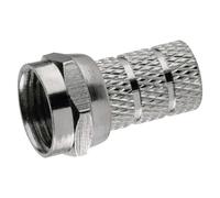 EMOS Conector Hembra para Cables Coaxiales 3C2V 4.0/4.9 mm (Pack de 10 Uds.)