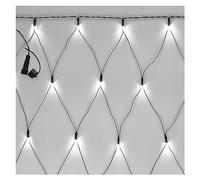 EMOS Connect System - Red de Luces (2 x 1,5 m, 160 ledes, componente de expansión C (sin Cable de conexión ni Adaptador), IP44 para Interior y Exterior, Color Blanco frío