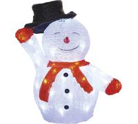 Emos DCFC18, figura decorativa ligera, color blanco, material: polímero, grado de protección IP44, 40 bombillas, tecnología LED