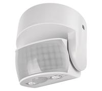 EMOS Detector de Movimiento por Infrarrojos para Exteriores, Alcance de 12 | Rango de detección: 15 m/360°, duración de la luz ajustable y sensibilidad 3-2000 lux, altura de instalación ideal 1,8-2,5 m