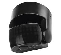 EMOS Detector de Movimiento por Infrarrojos para Exteriores, Alcance de 12 | Rango de detección: 15 m/360°, duración y sensibilidad ajustables de 3 a 2000 lux, para altura de instalación de 1,8 a 2,5 m