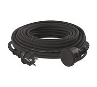 Emos E - 008 P1820 - Cable alargador Schuko, m, Cable de Goma para Exteriores, IP44, 1,5 mm2, H07RN - F3G, 20 Metros