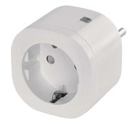 EMOS Enchufe Inteligente WiFi GoSmart IP-3002S con Control Remoto, Medidor de Consumo, Temporizador y Compatible con Alexa/Google Home - 16A 3680W