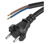 Emos Flexo de Cable de gu MMI 2 x 1,5 mm, 3 m, Negro, SY de 10