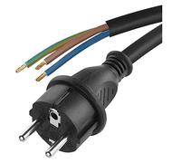 Emos Flexo de Cable de gu MMI 3 x 2,5 mm, 5 m, Negro, SY de 11