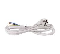 Emos Flexo de Cable de PVC 3 x 1,0 mm, 2 m, Color Blanco, KF de CR2 H05VV-F F3 hy005 de F